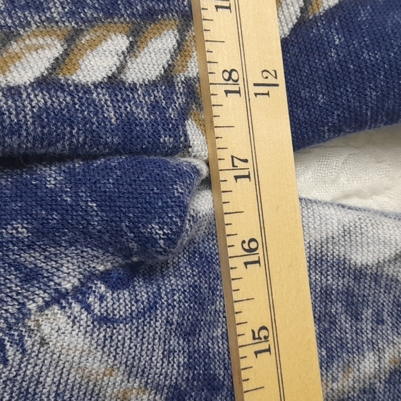 OUI Women Cardigan Sweater Size 4 Blue - Picture 9 of 10